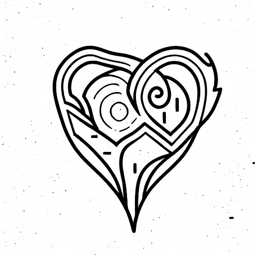 Line Art That Incorporates Tn And Gay Pride