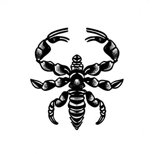 Scorpio Inspired Line Art That Incorporates Tn And Gay Pride