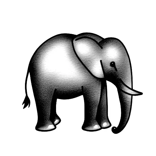 Elephant And Lavender