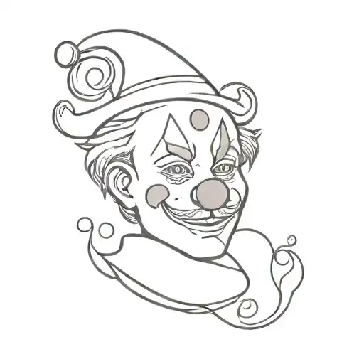 Cute Fantasy Clown Looking Animal
