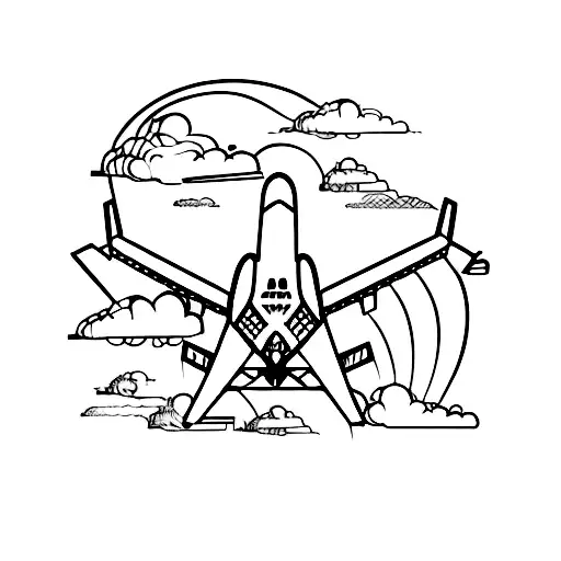 Airplane As A Symbol Of Immigration And The Long Journey Of Immigration