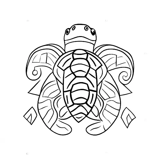 A Turtle With A House On Its Back