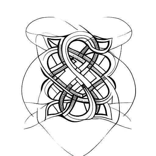 Infinity Symbol And Triangle