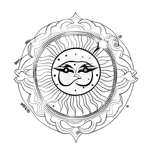 Waxing Moon Borrowing Light From The Sun