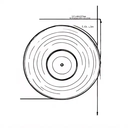 Memorial Tatto For Father Who Collected Vinyl Records