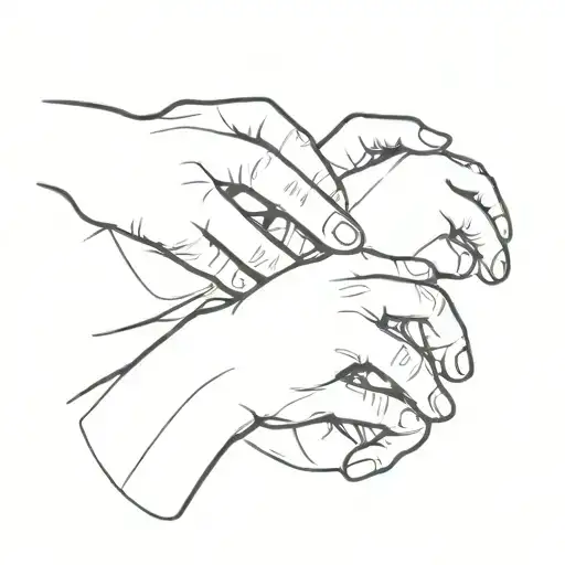 Create A Tattoo Symbolizing When I Squeeze My Husband's Hand 3 Times To Say I Love You