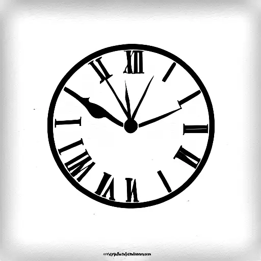 Hour Glass And Clock