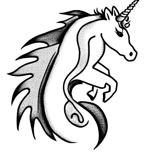 Unicorn Plus Dragon