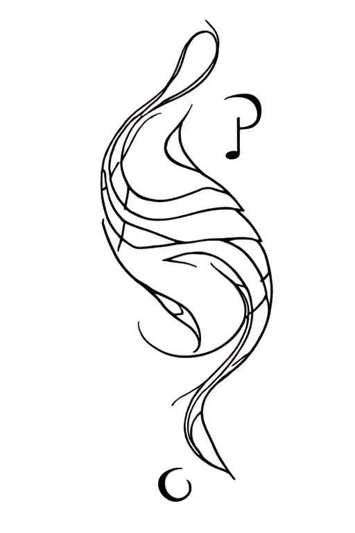 Pisces And Music Notes