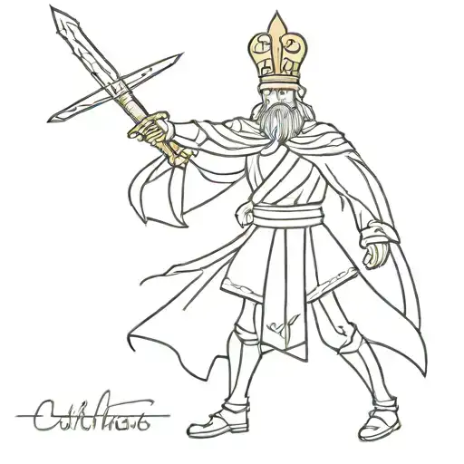 Orthodox Warrior With A Sword