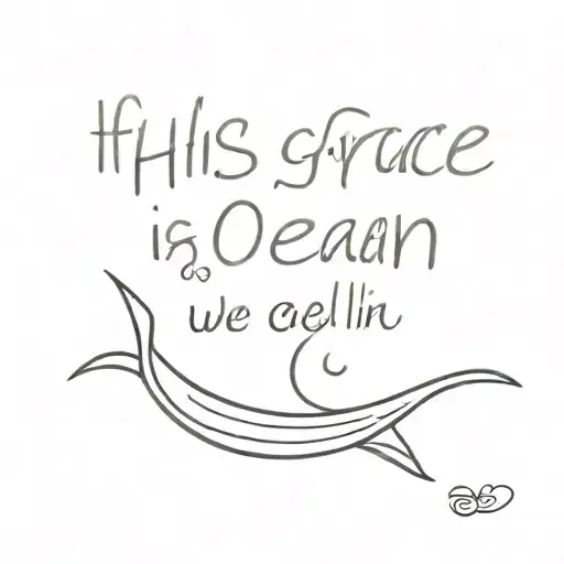 If His Grace Is An Ocean We're All Sinking