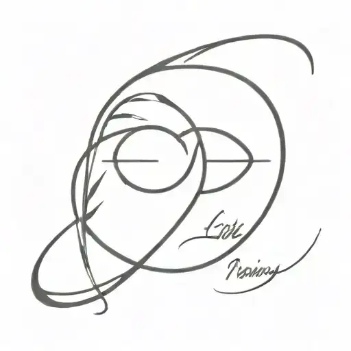 Infinity Symbol With Closed Eye