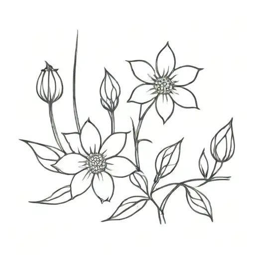 Rose Daisey Snow Drop