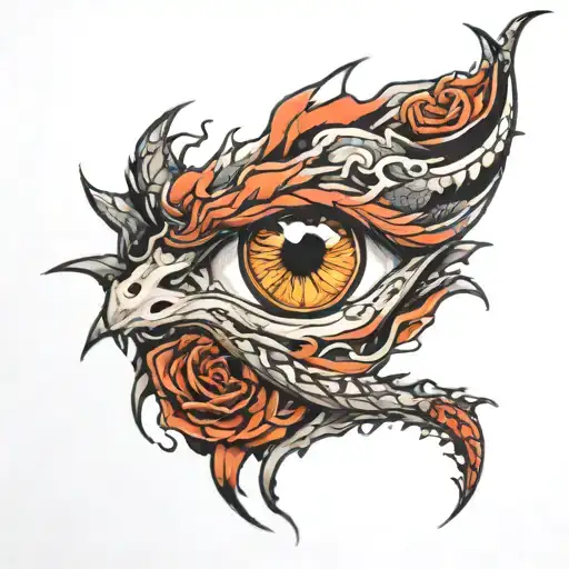 Skin Rip Dragon Eye Under