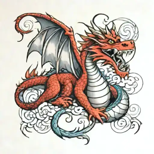 Dragon Holding My Family