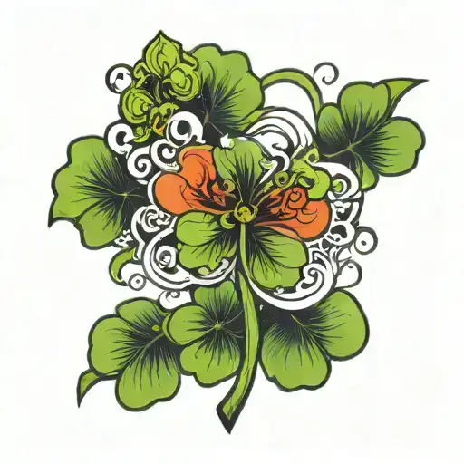 Four Left Clover With Dead One Birthday