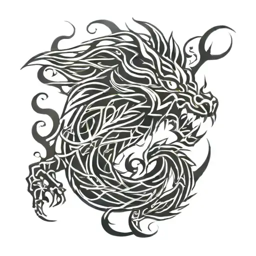 Tribal Dragon Emerging