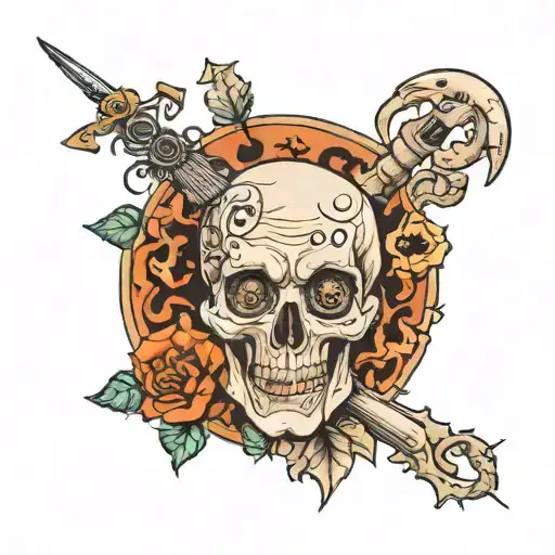 Create A Tattoo Image In Honor Of Coloproctologist Father Who Was Born And Died 17