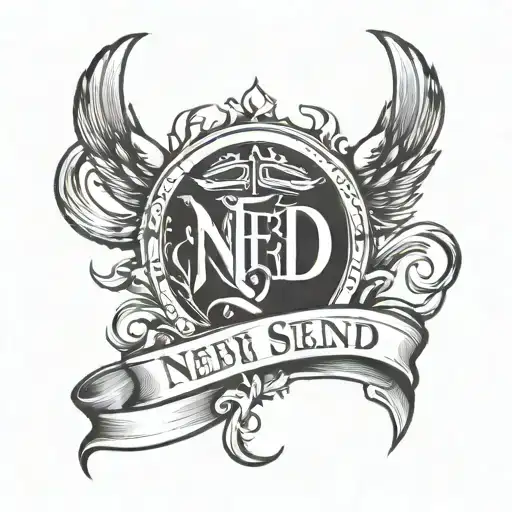 Nnd With Claw Mark Through The Lettering
