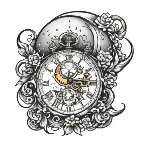 There Is A Moon And A Clock