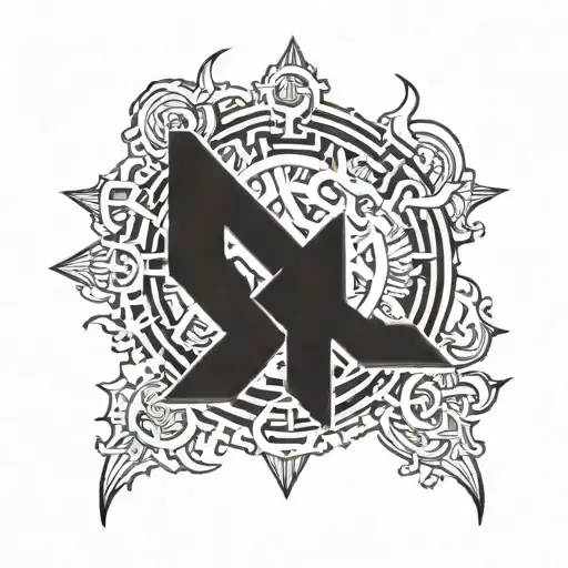 Sigma Symbol Combined Tattoo Torck