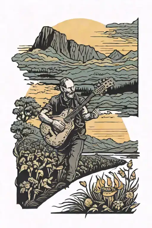 Dave Matthews Band Concert At The Gorge With Sunset