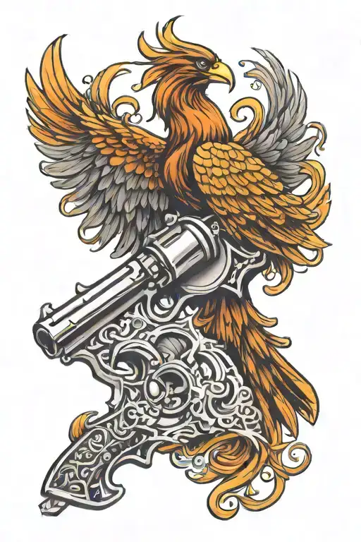 Phoenix Hold In A Gun Barrels