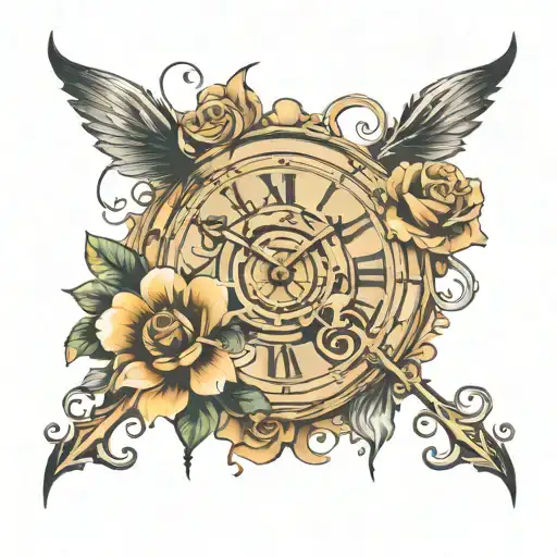 Clock Face Or Sand Clock With V And G Letters It Is For Son And Daughter Concept