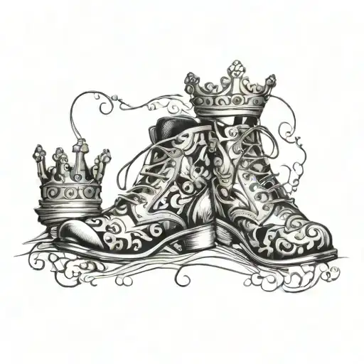 Every Dance Has A Story With Shoes & Crown