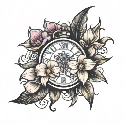 Orchid Feather Watch