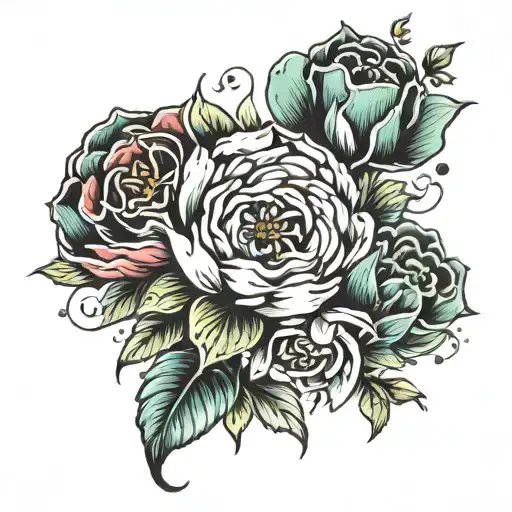 Flowers With Pops Of Color