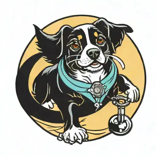 Stethoscope Surfing Dog Life