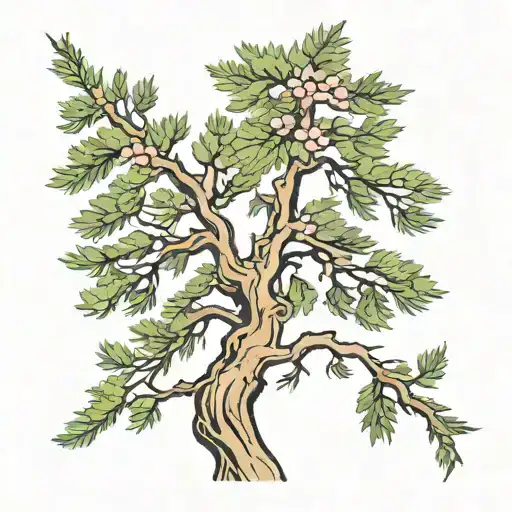 Cypress Tree Branch