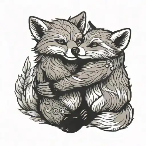 The Bear Hugs The Fox