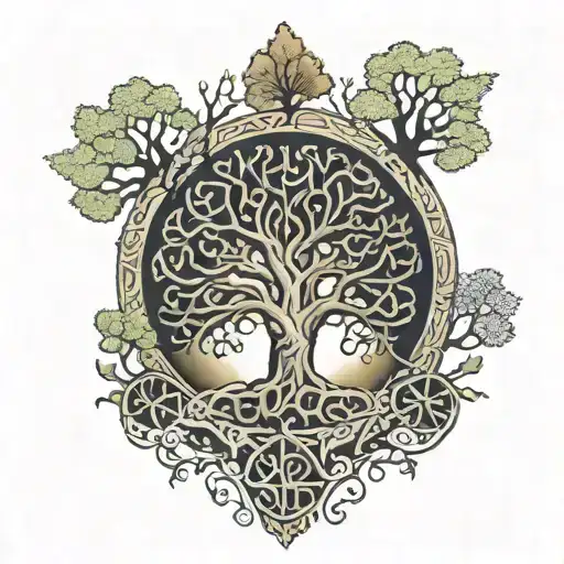 Ornamental Norse Tree