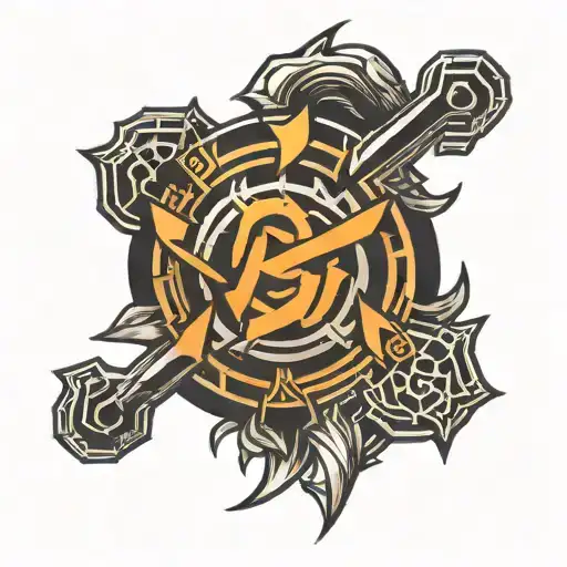 Electro Symbol From Genshin Impact