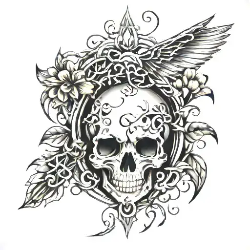 Nerve Tattoo With Deep And Dark Meaning About How Hard Is Life