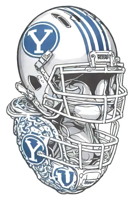 Byu Football Helmet