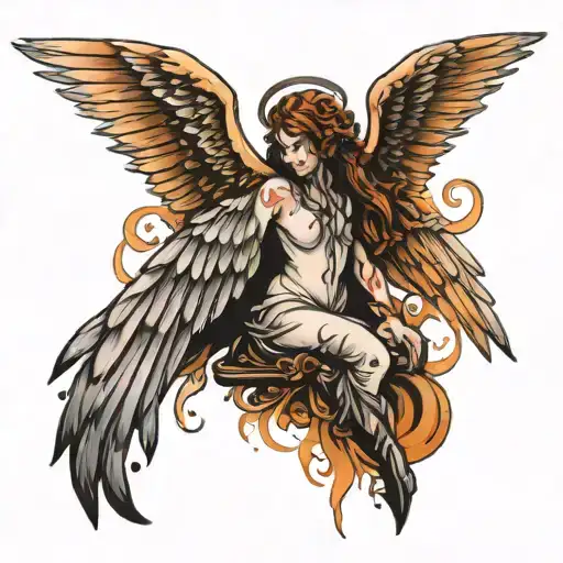 Fallen Angel Tattoo