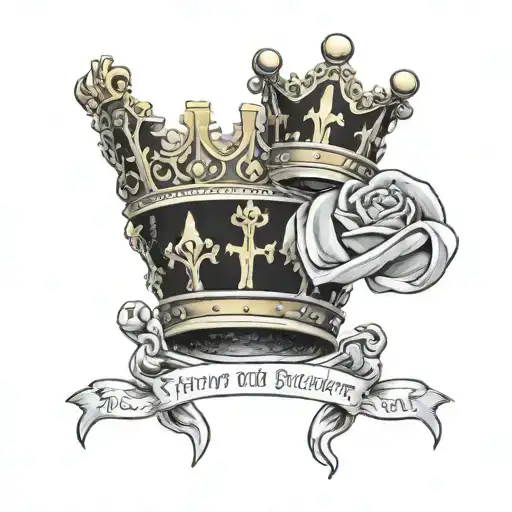 Crown With Script That Reads Every Scar Will Build My Throne