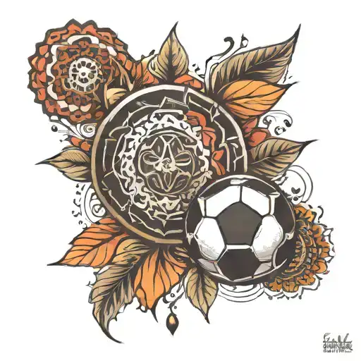 Football With Mandala