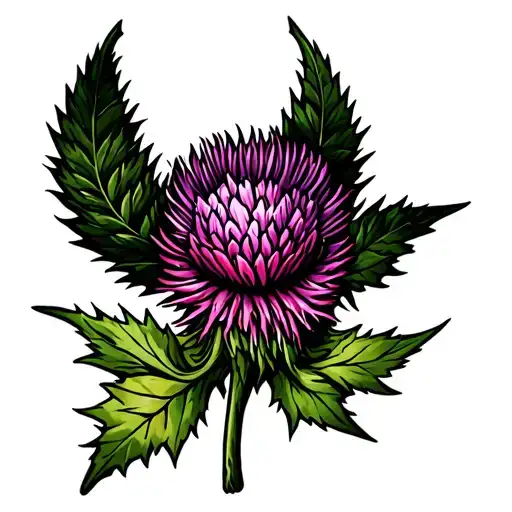 American And Scottish Thistle