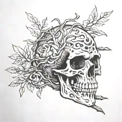 Tree Movie Stick Skull