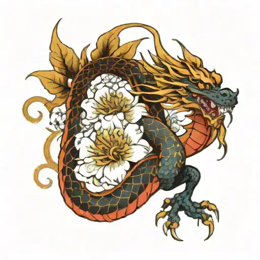 Dragon Flowers Symbolizing
