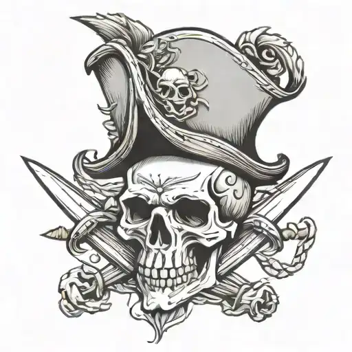 Dead Pirate Skull