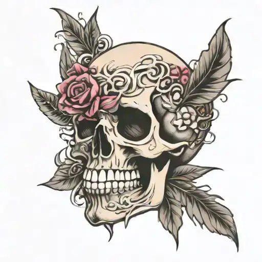 Being Stuck Inside Your Thoughts Trying To Find Yourself Standing Not A Skull