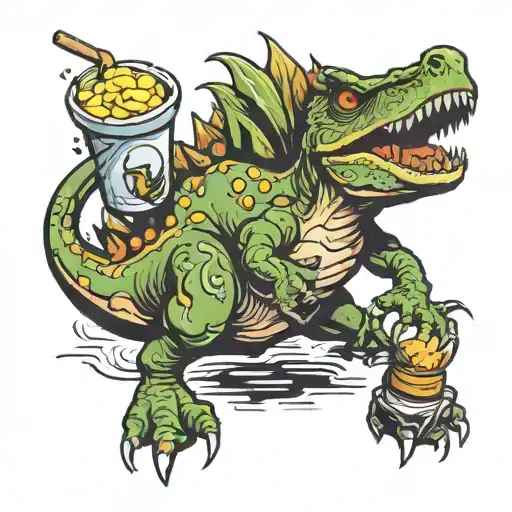 Dinosaur With Mayonnaise