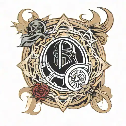 Star Wars Sith And Jedi Logo Yin And Yang Symbol Intertwined