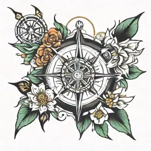 Compass Flower Poker