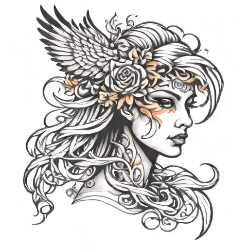 Phoenix And Women Face